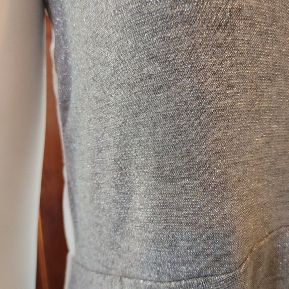 Y2K AEO Flowy Silver Sparkle & Sheer Top Sz. XS NWT - Picture 9 of 13